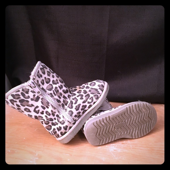 Carter's Other - Leopard faux fur boots